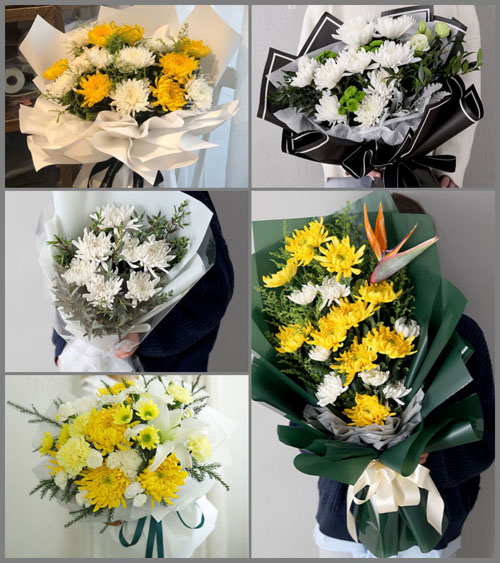 安徽蚌埠市怀远县找郢乡前咀村白事花束代送